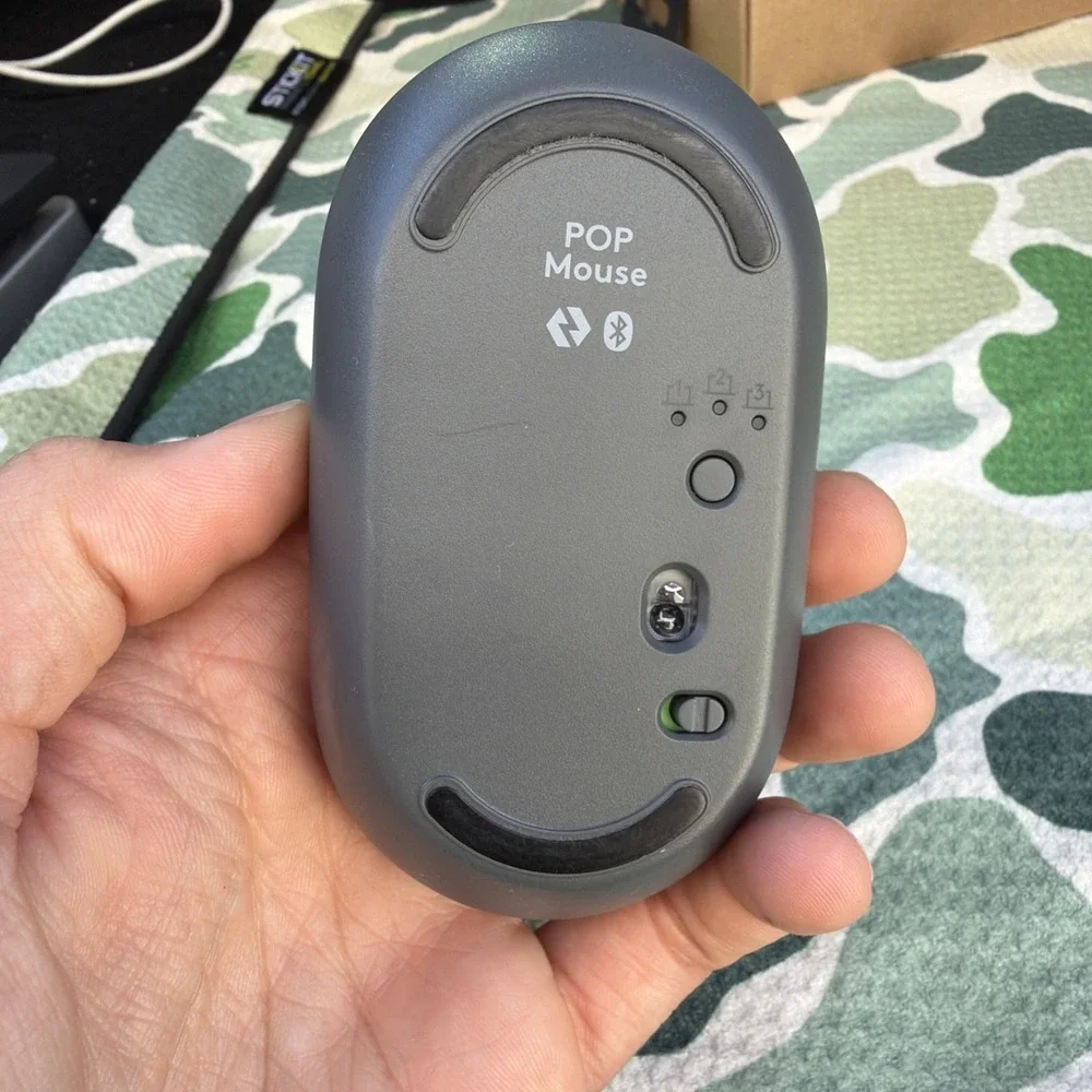 Logitech POP Mouse,Bluetooth Mouse with Customizable Emojis, Graphite